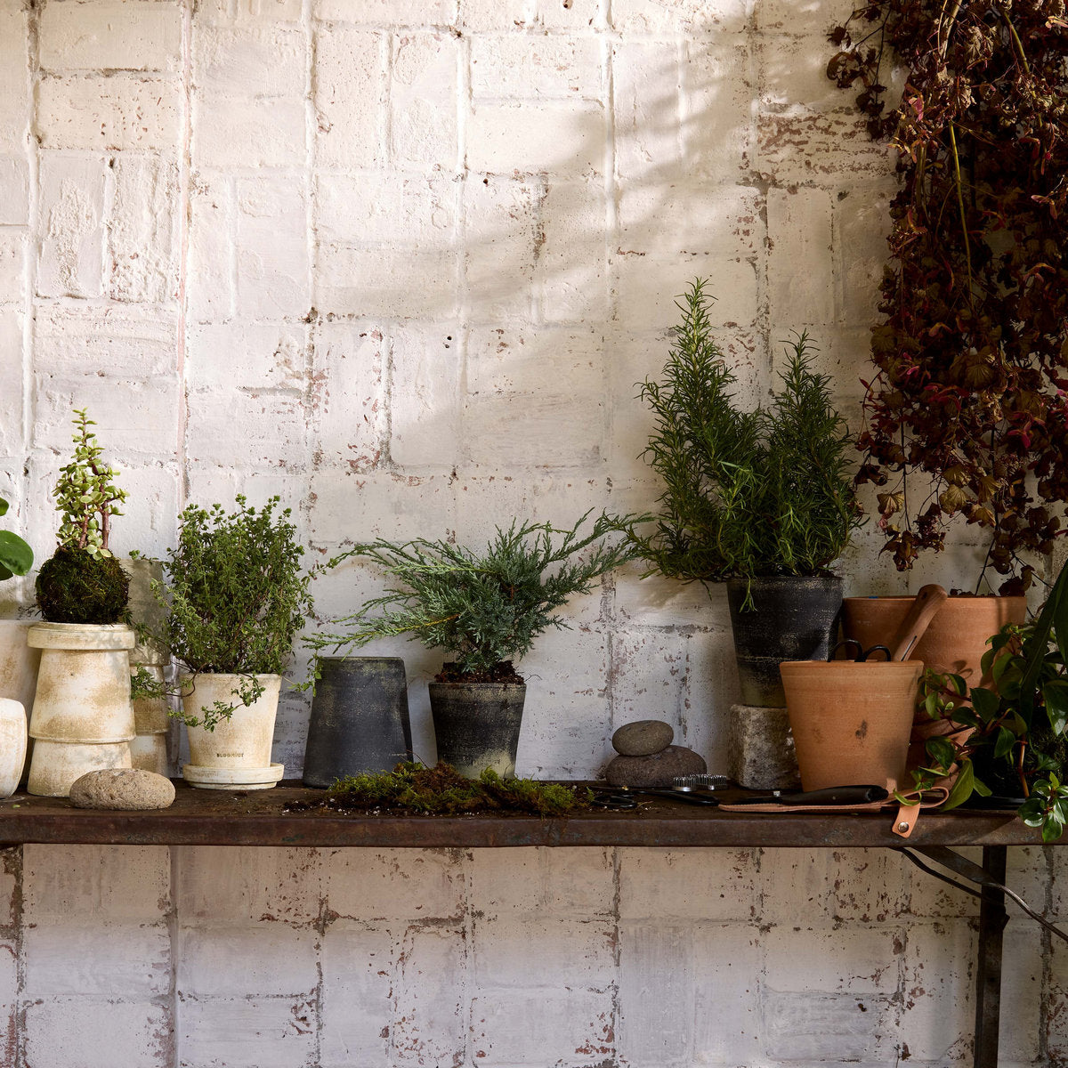 Basic Planter, Grey Patina
