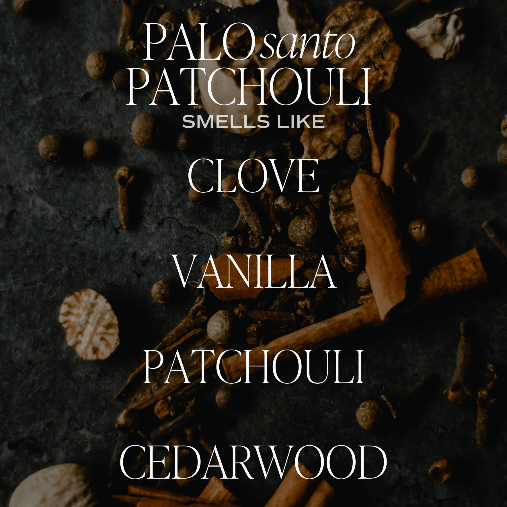 Palo Santo Patchouli Soy Candle (15oz Tan Matte Jar)
