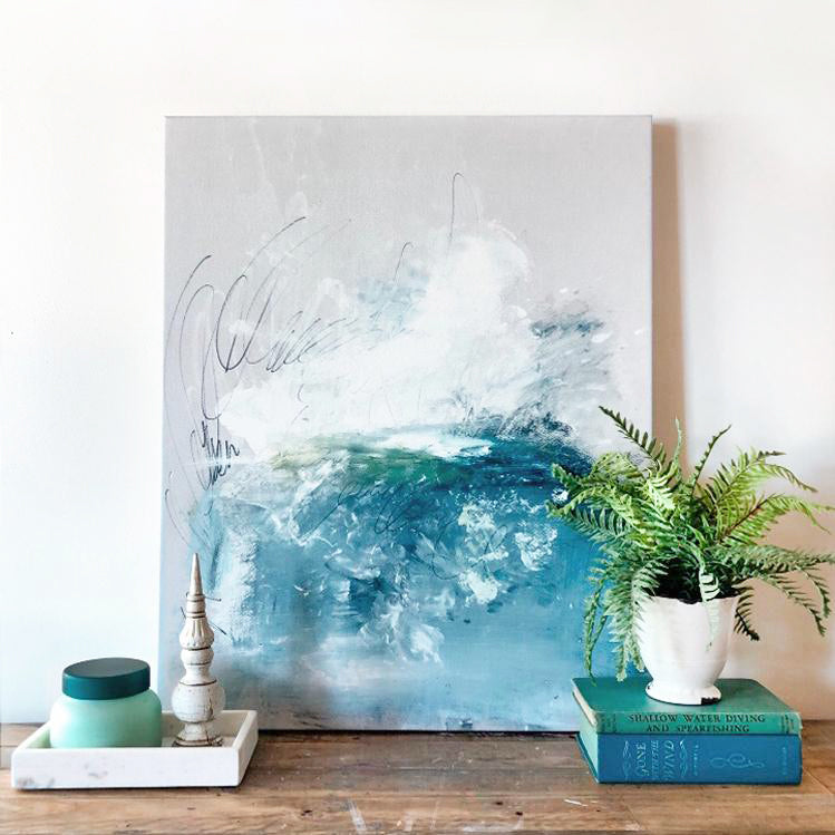 Along the Water Canvas Wall Art