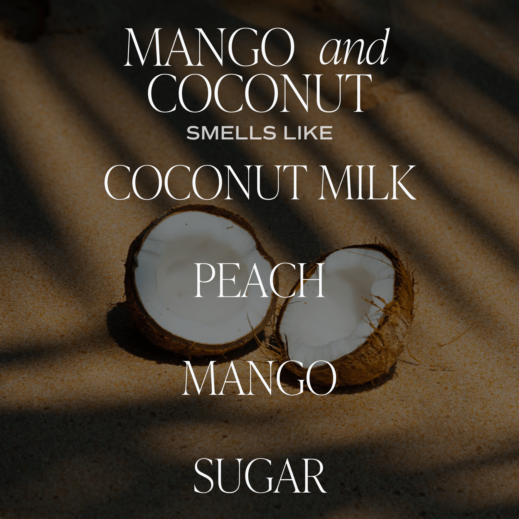 Mango and Coconut Soy Candle (15oz Tan Matte Jar)