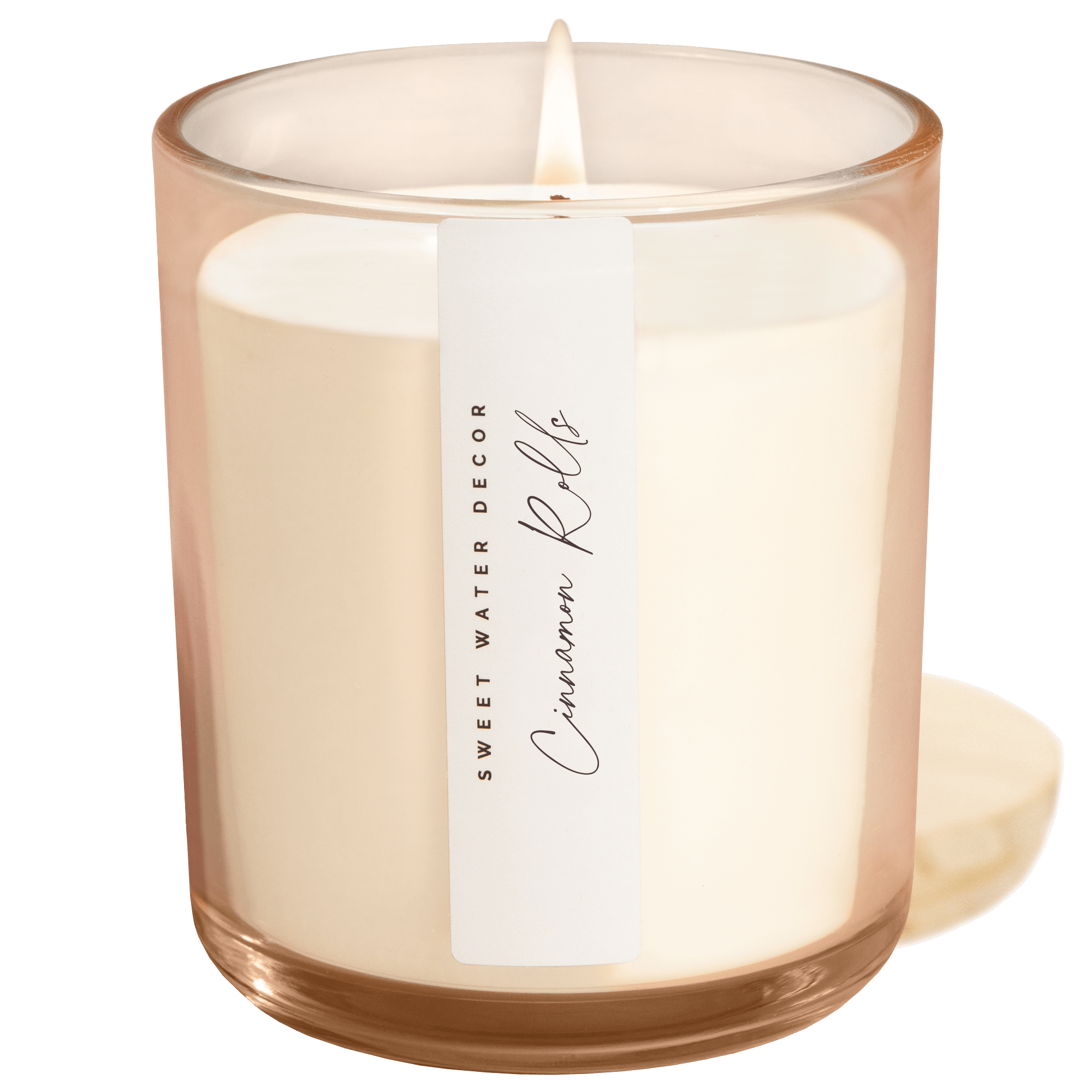 Cinnamon Rolls Soy Candle (12 oz Tinted Glass Jar)