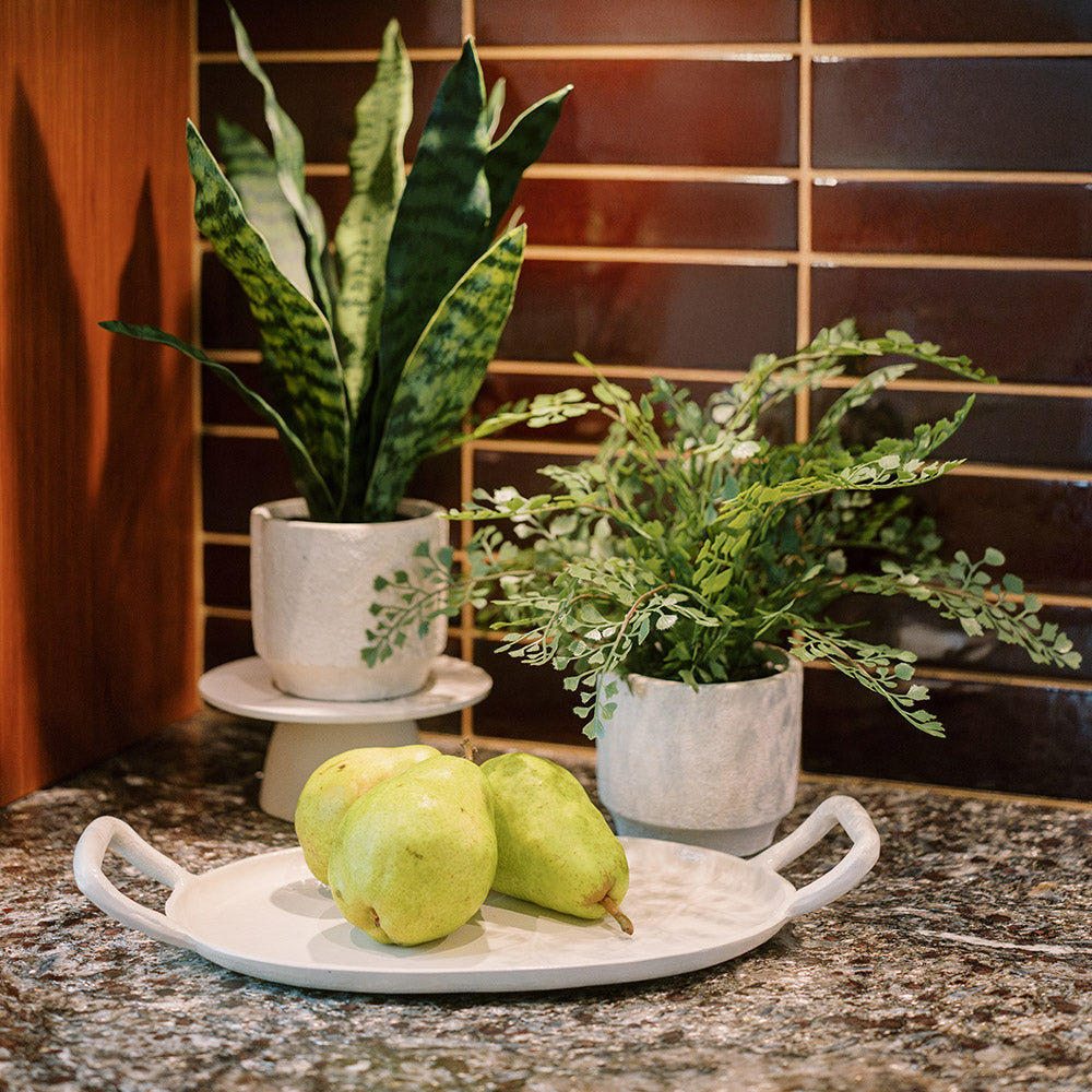 Charlotte Aluminum Serving Tray
