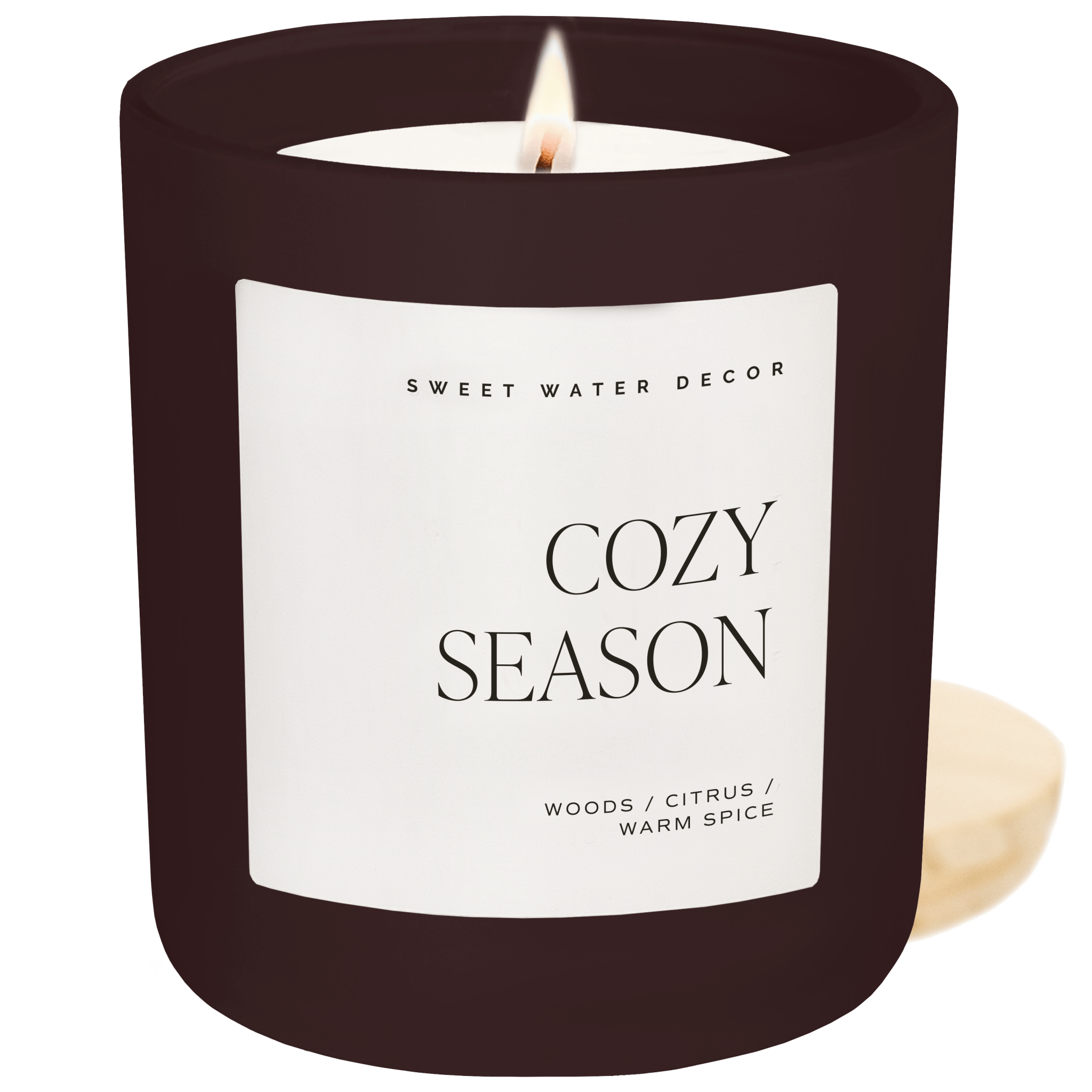 Cozy Season Soy Candle (15 oz. Brown Matte Jar)