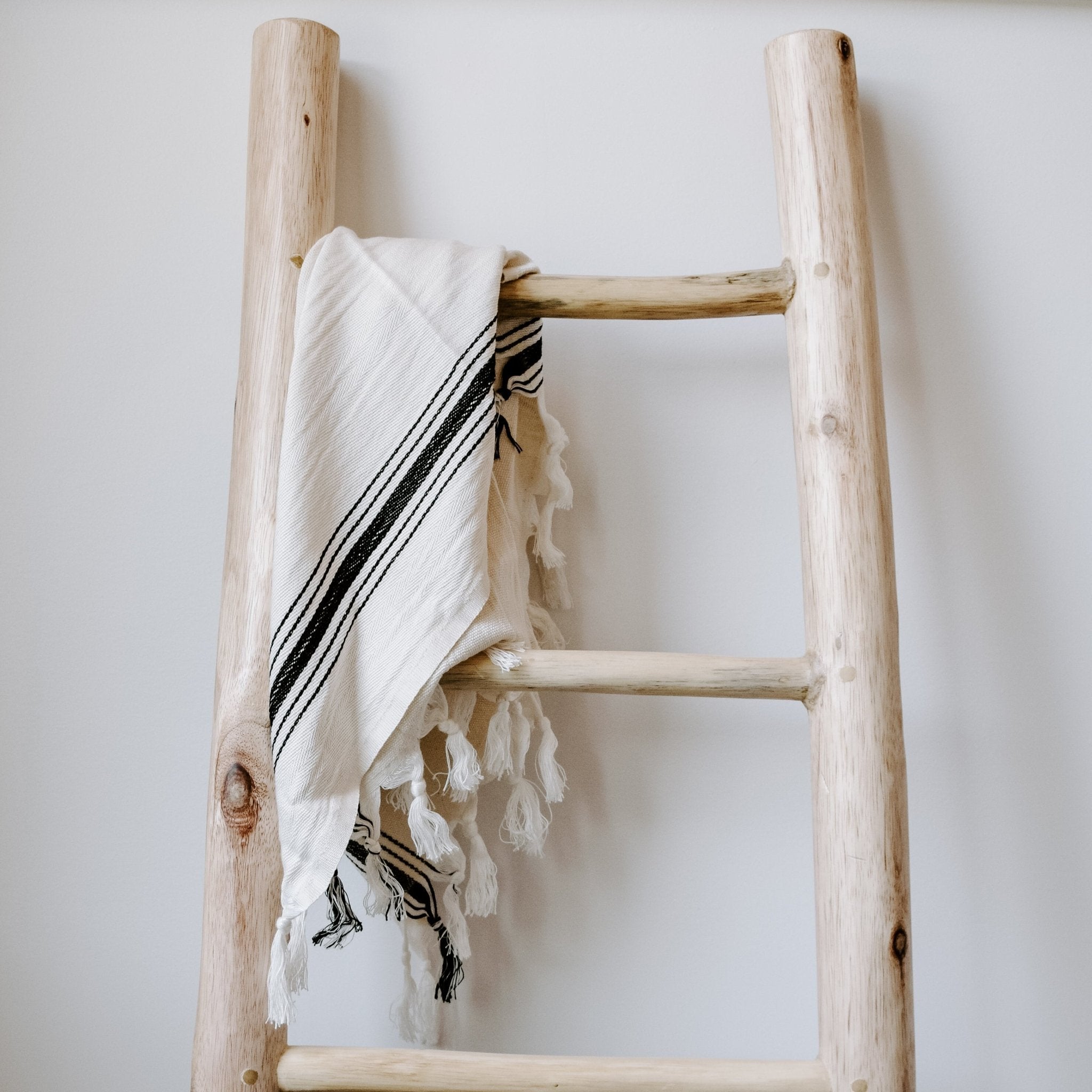 Savannah Turkish Cotton & Bamboo Hand Towel (Five Stripe)