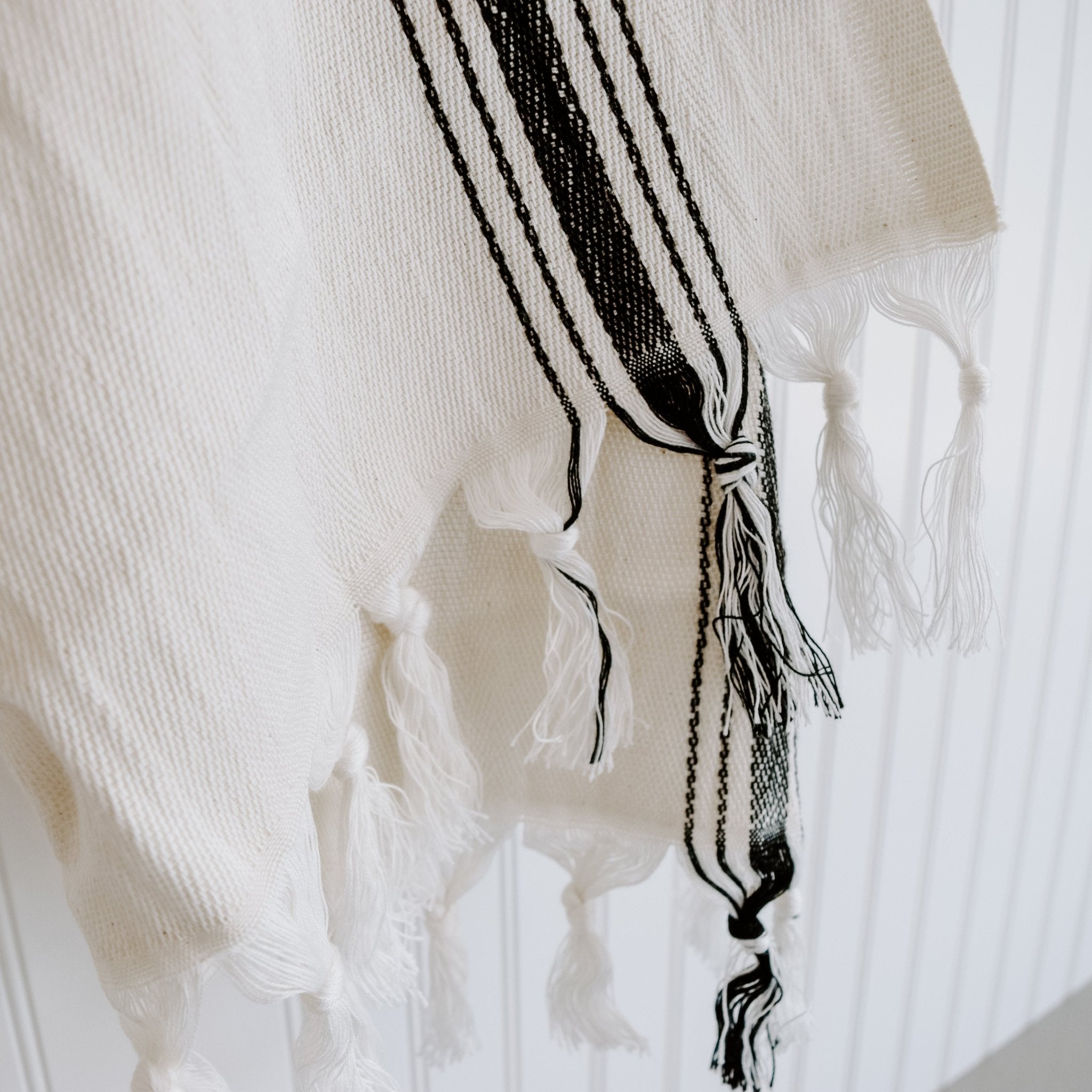 Savannah Turkish Cotton & Bamboo Hand Towel (Five Stripe)