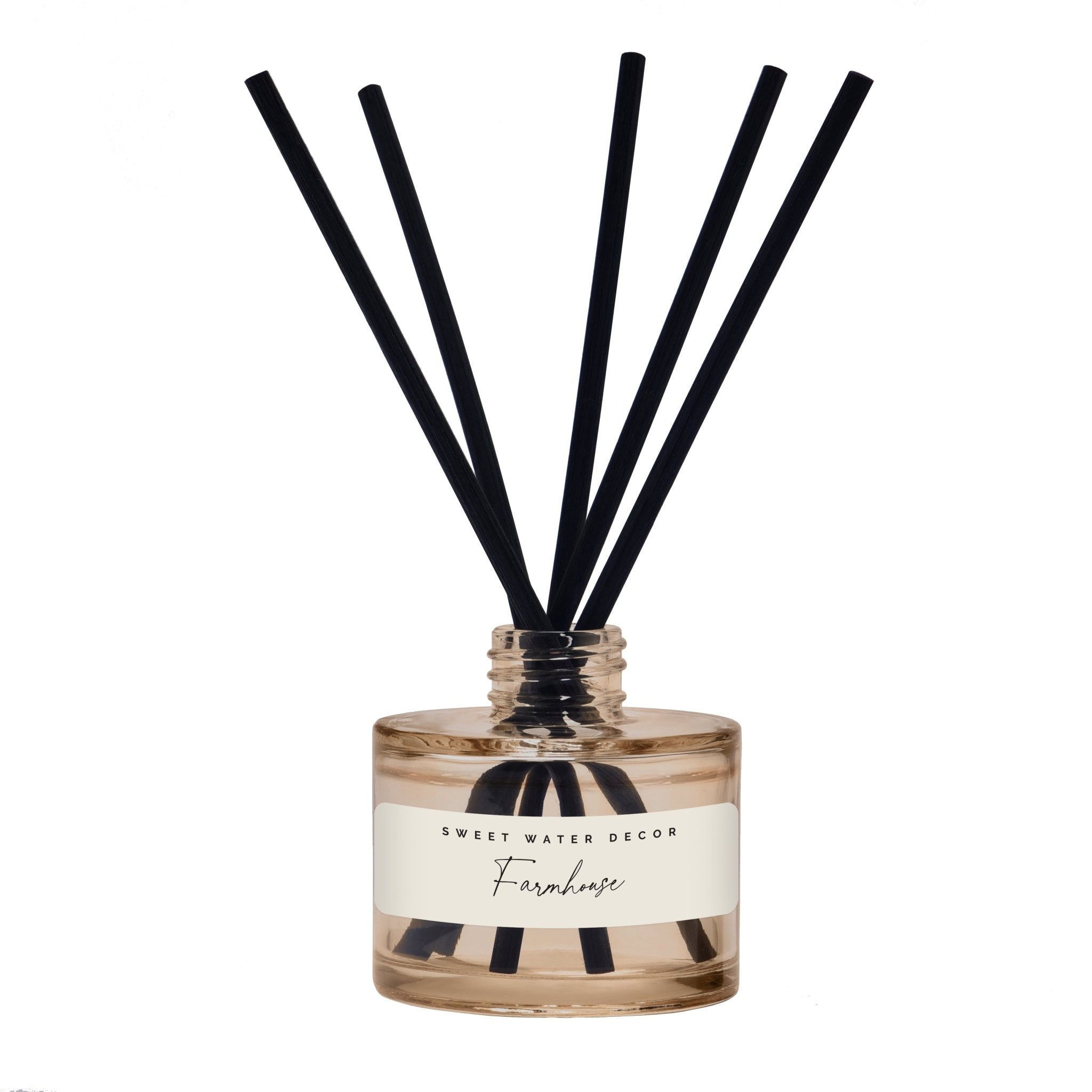 Farmhouse Tinted Glass Jar Reed Diffuser