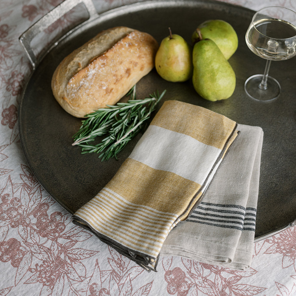 Sunny Striped Napkins