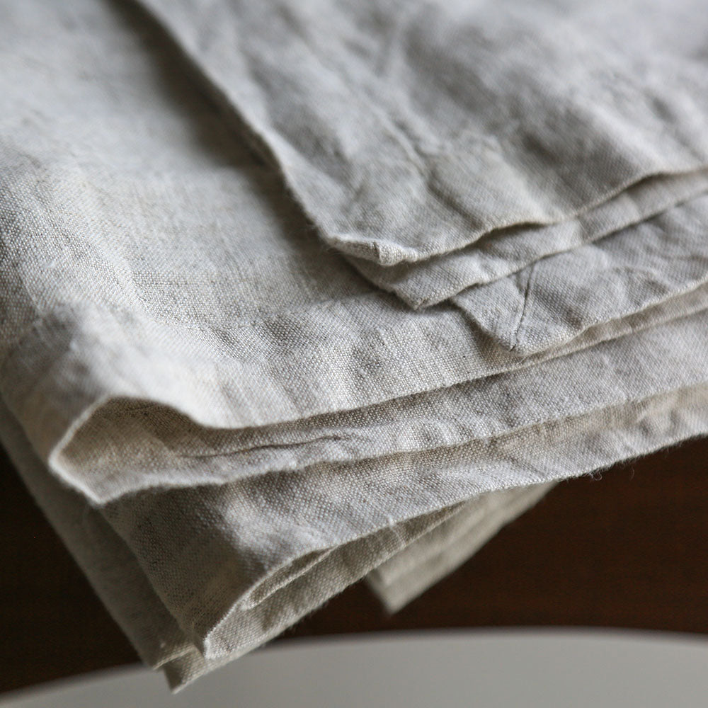 Stone Natural Linen Tablecloth