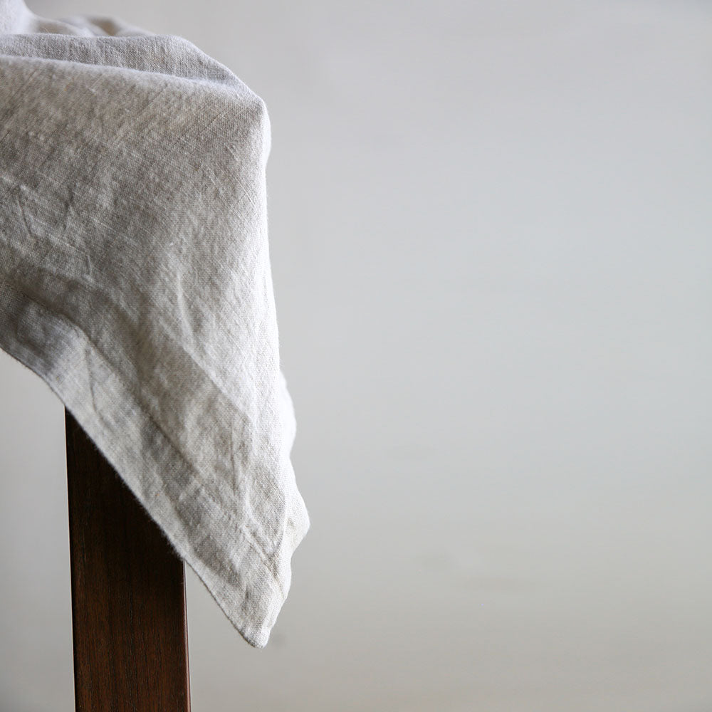 Stone Natural Linen Tablecloth