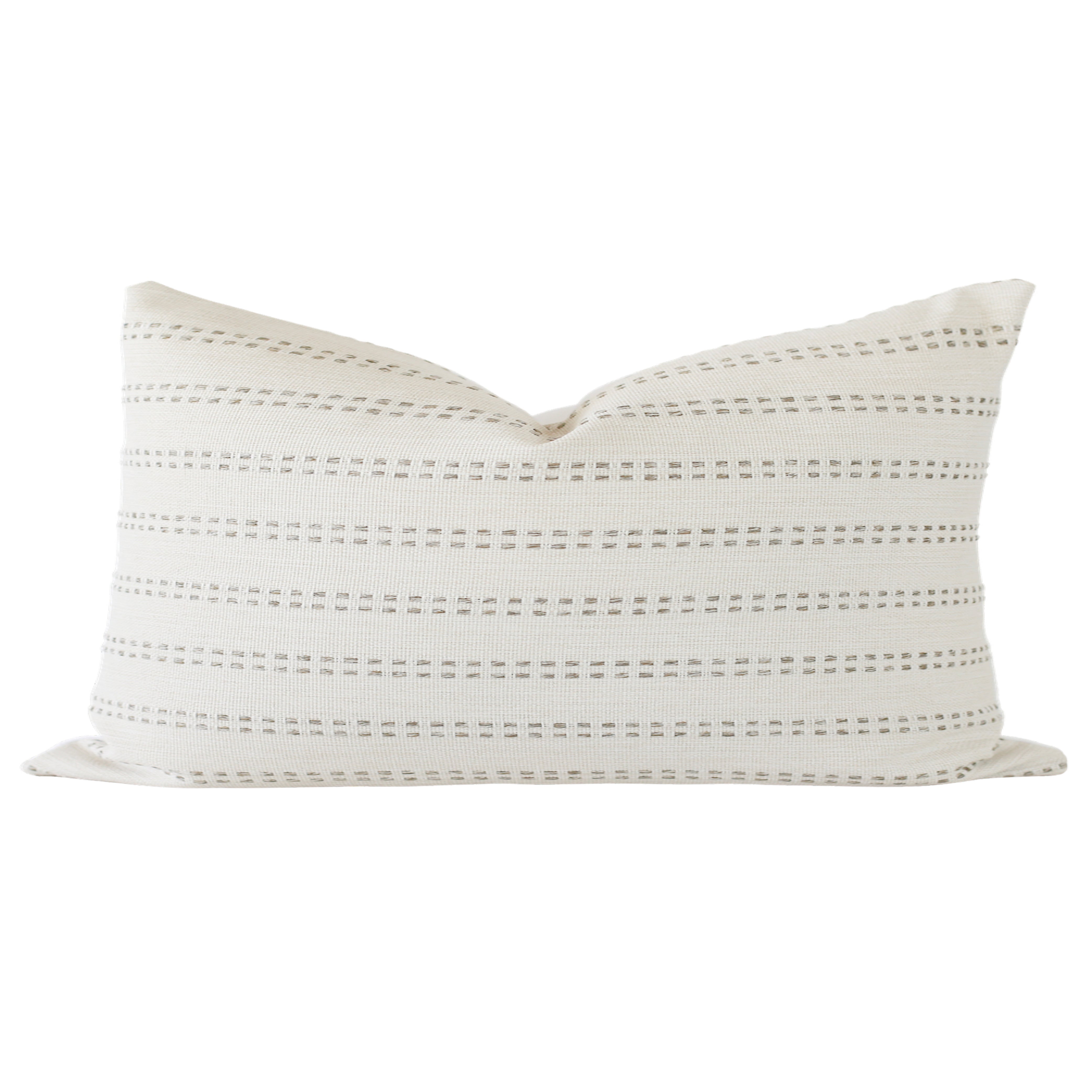 Tatum Stripe Grey Pillow Cover