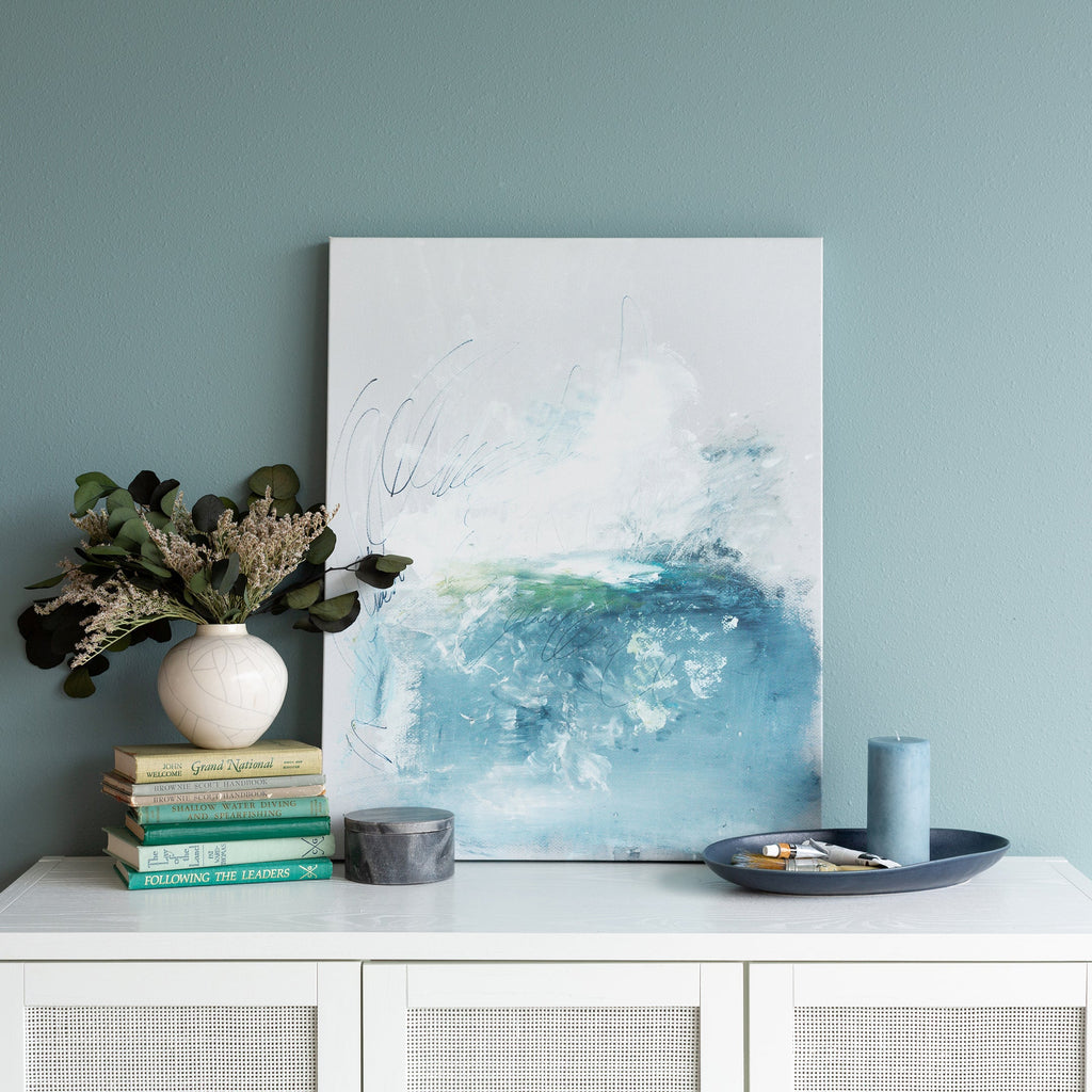 Along the Water Canvas Wall Art