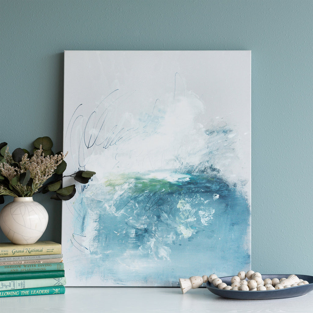 Along the Water Canvas Wall Art