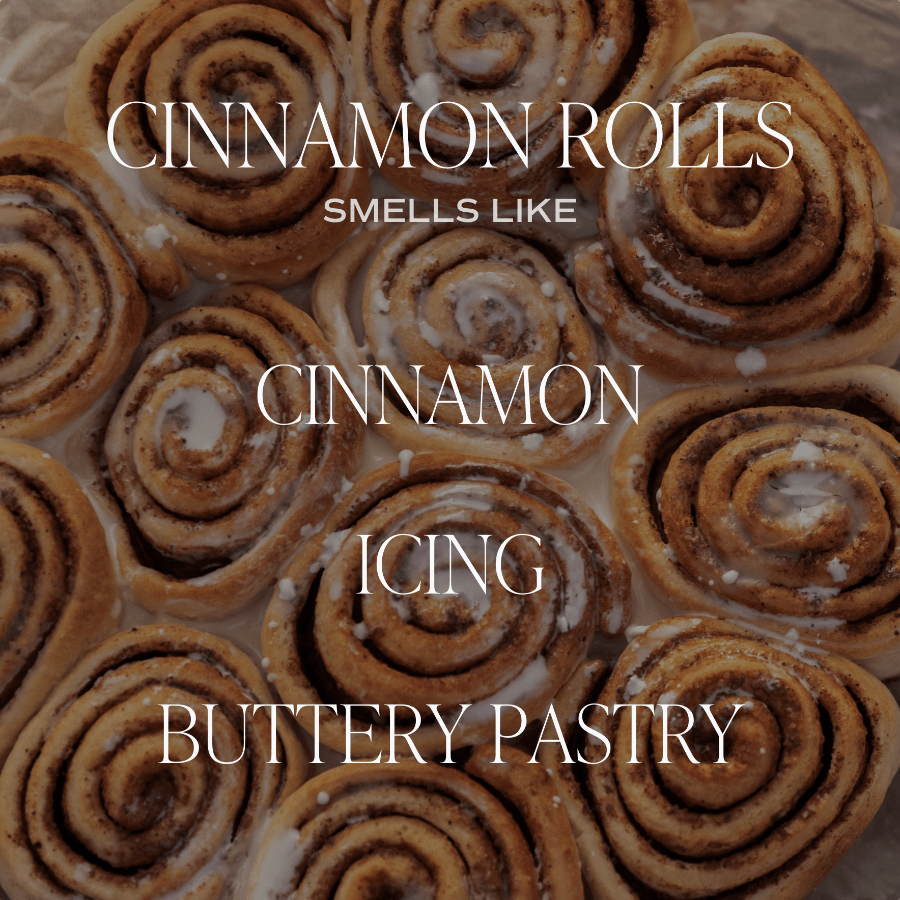 Cinnamon Rolls Soy Candle (15oz Tan Matte Jar)