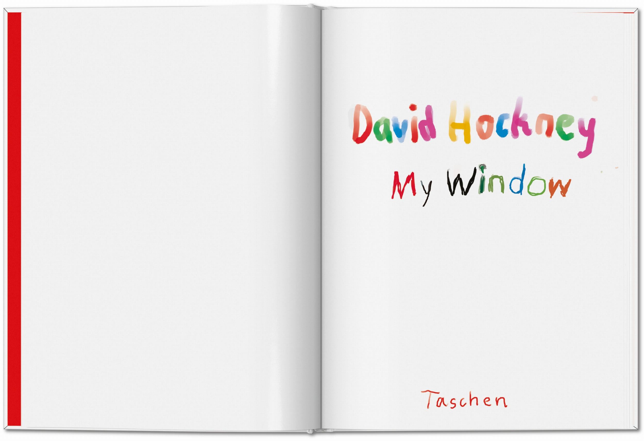 "David Hockney: My Window" Art Book