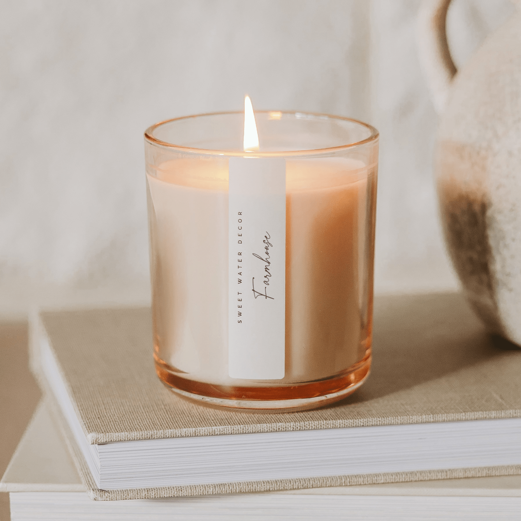 Farmhouse Soy Candle (12oz. Tinted Glass Jar)