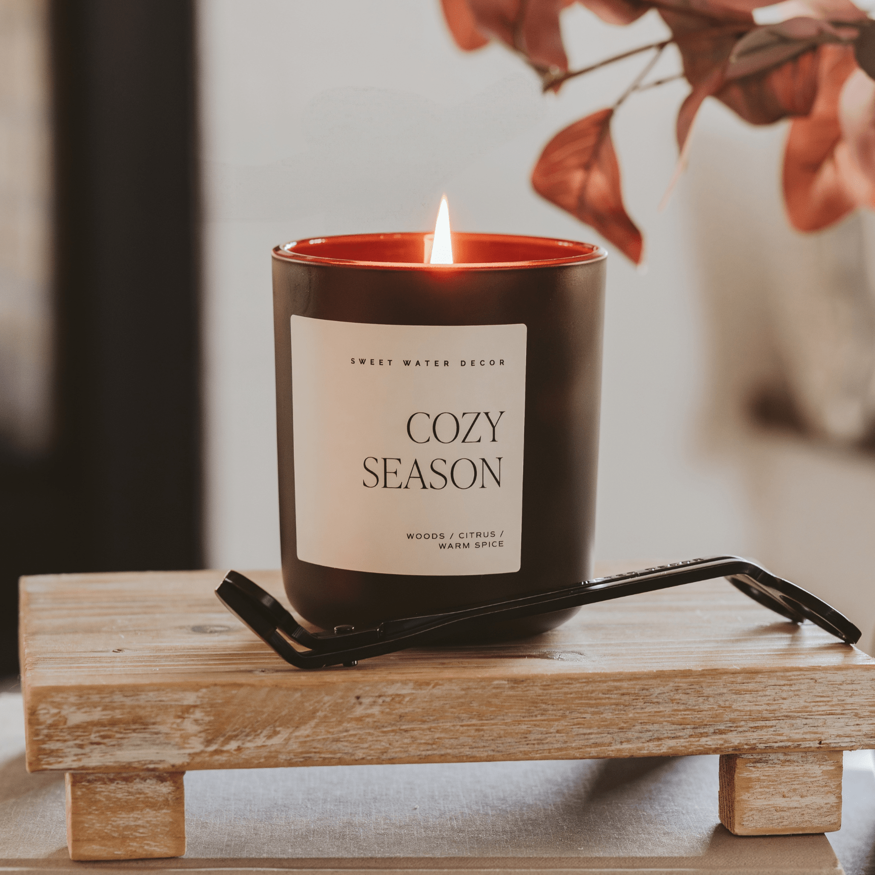 Cozy Season Soy Candle (15 oz. Brown Matte Jar)
