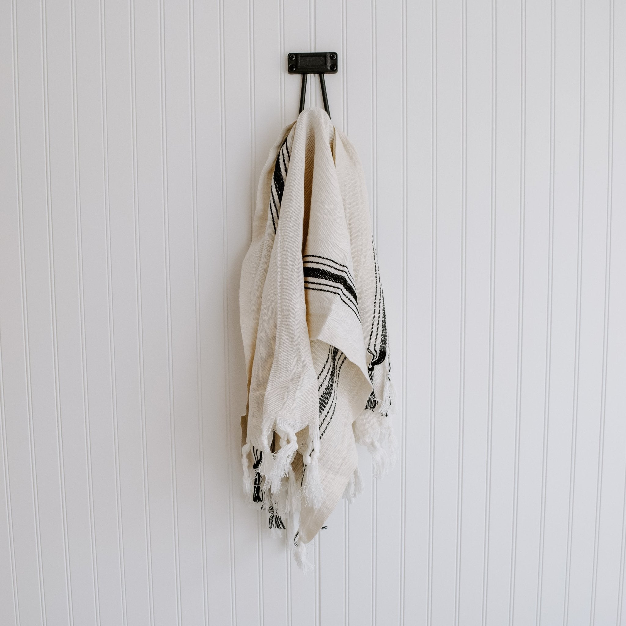 Savannah Turkish Cotton & Bamboo Hand Towel (Five Stripe)