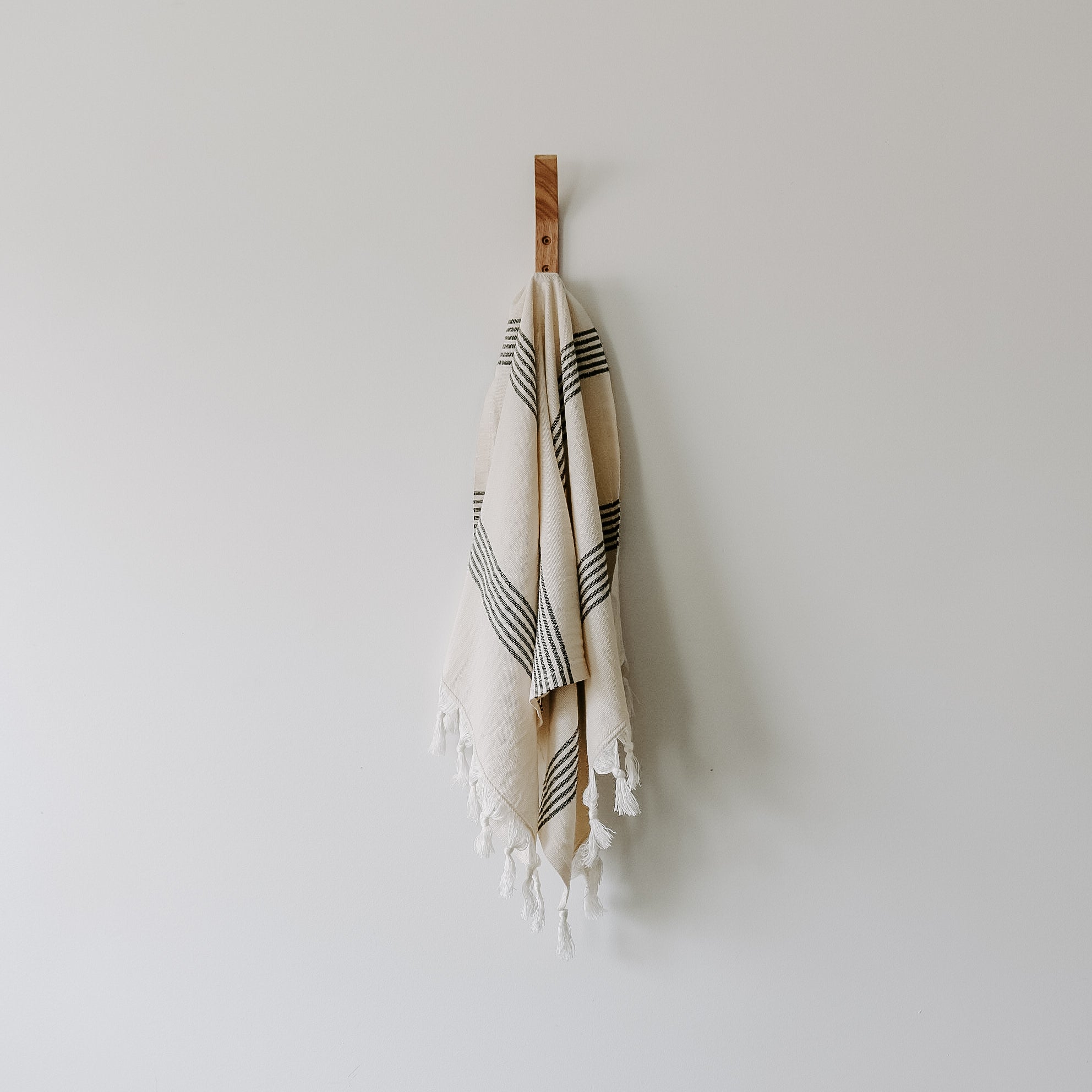 Turkish Cotton & Bamboo Hand Towel (Multi Stripe)