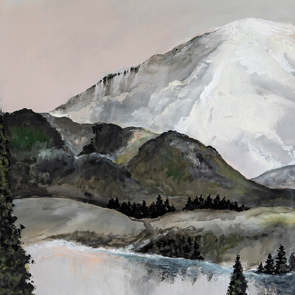 Storybook Mountain Canvas Wall Art