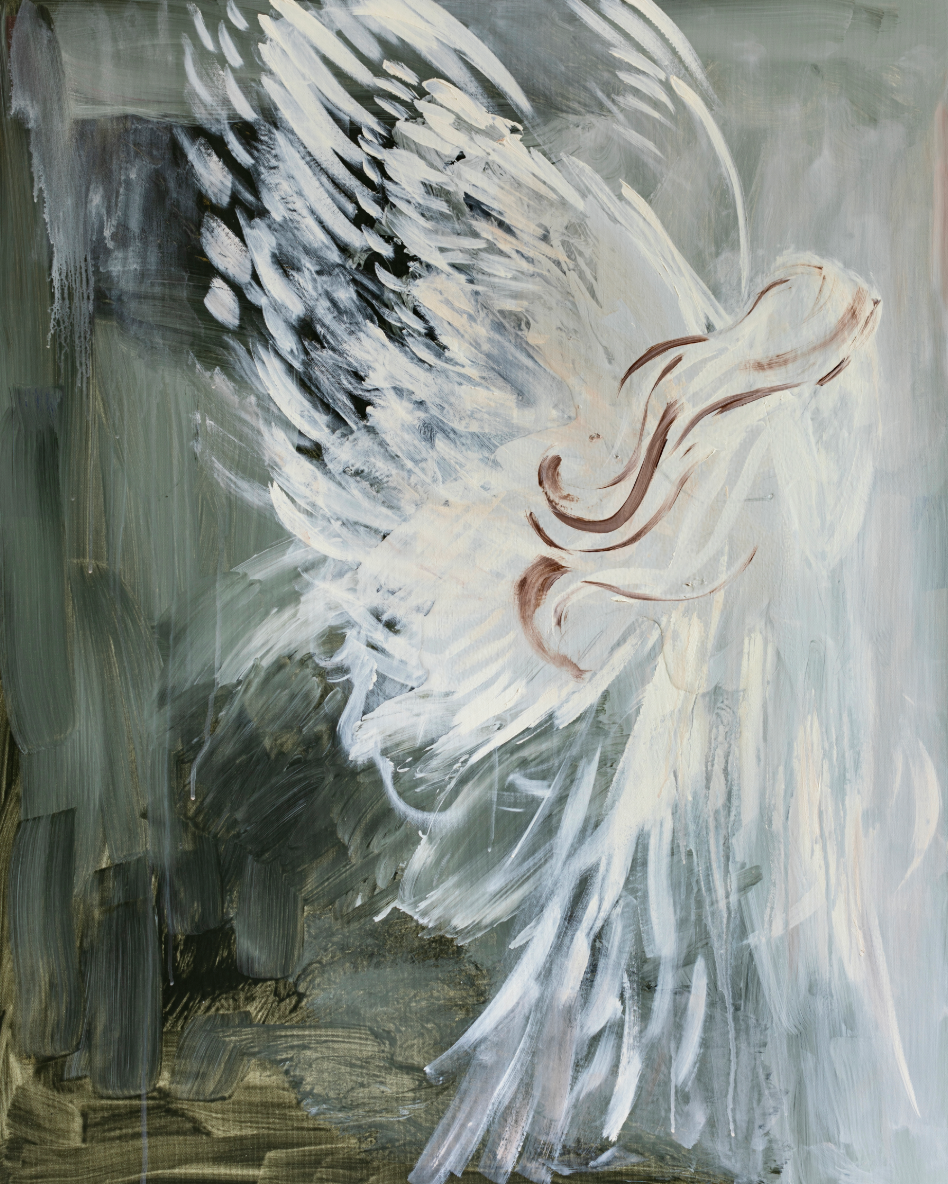 Angelic Anticipation Canvas Wall Art