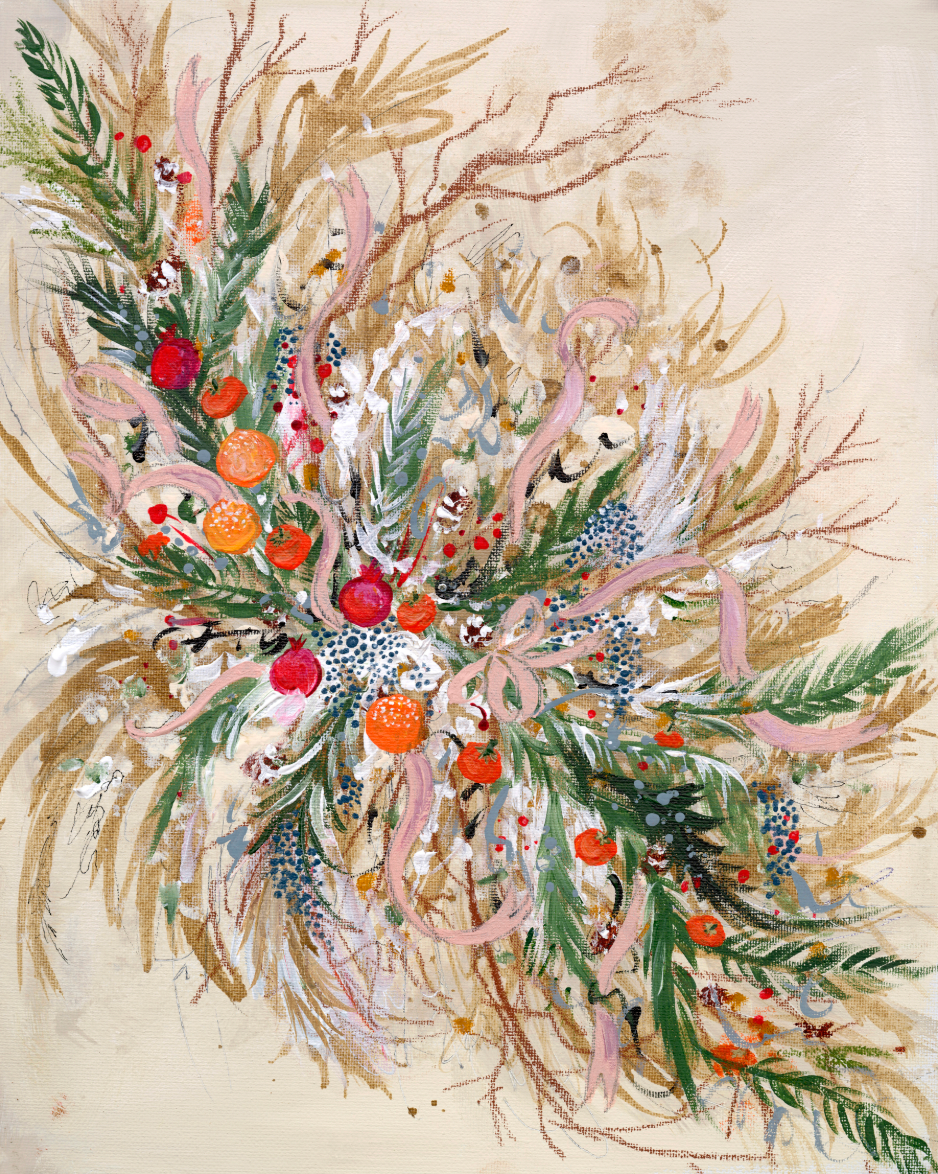 Wild Garland Canvas Wall Art
