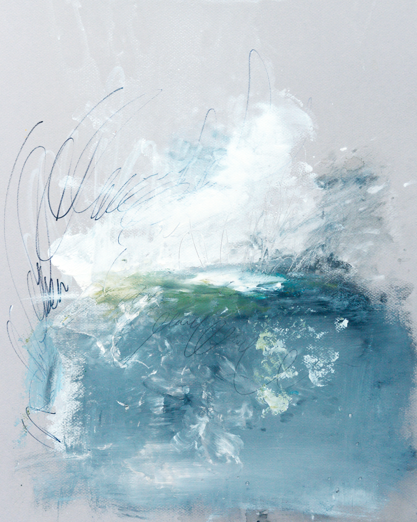 Along the Water Canvas Wall Art