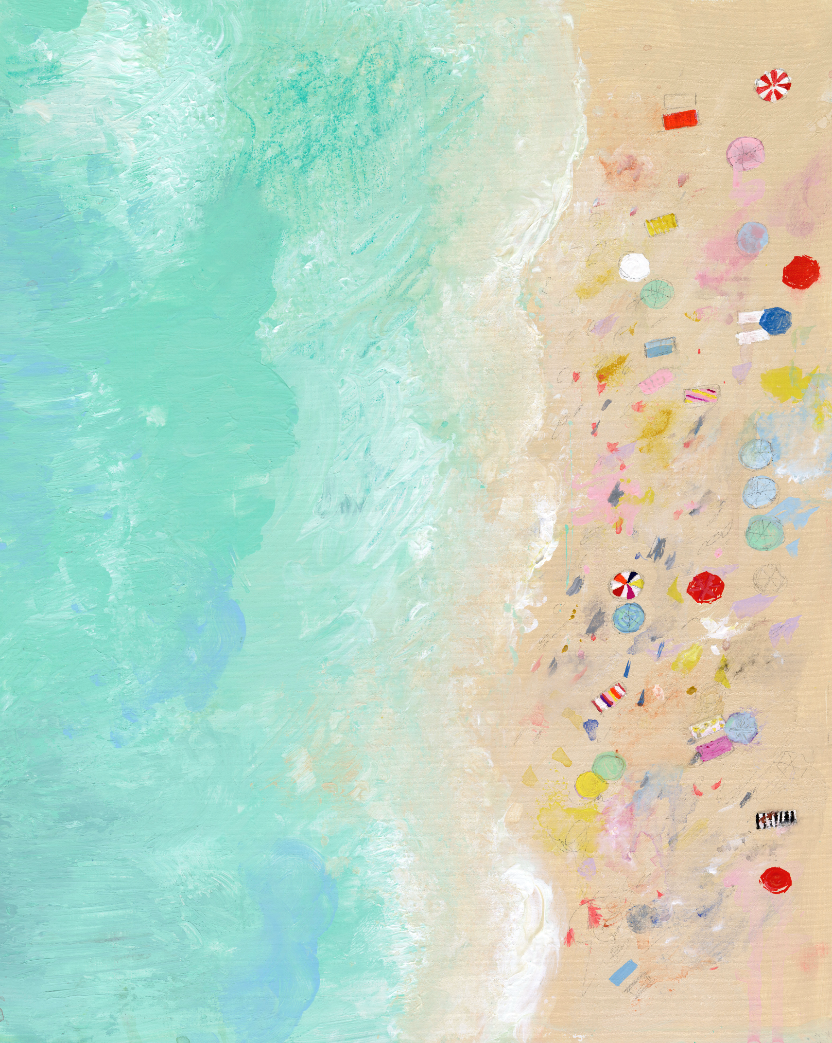 Beach Holiday Canvas Wall Art