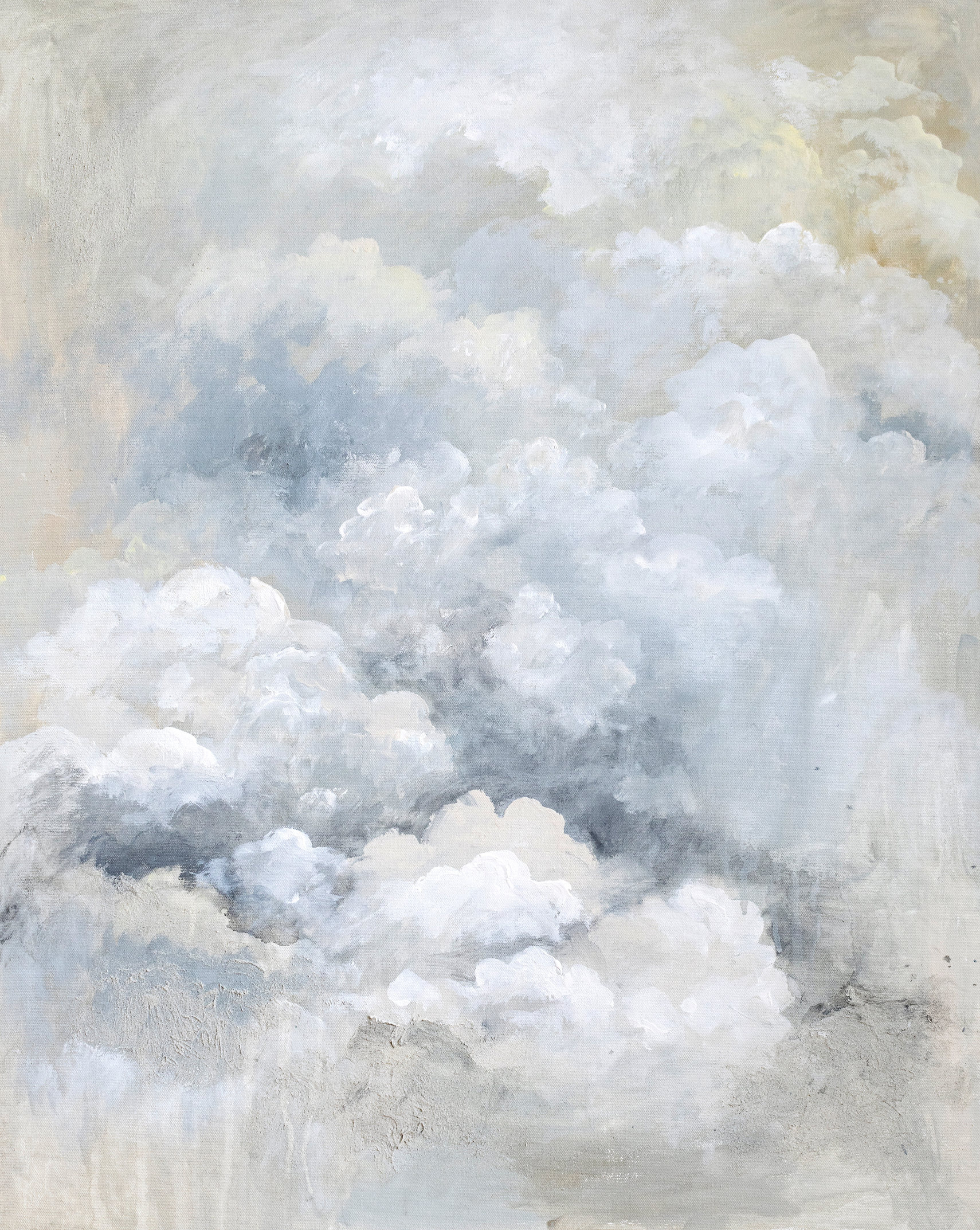 Dreamy Creamy Clouds Canvas Wall Art
