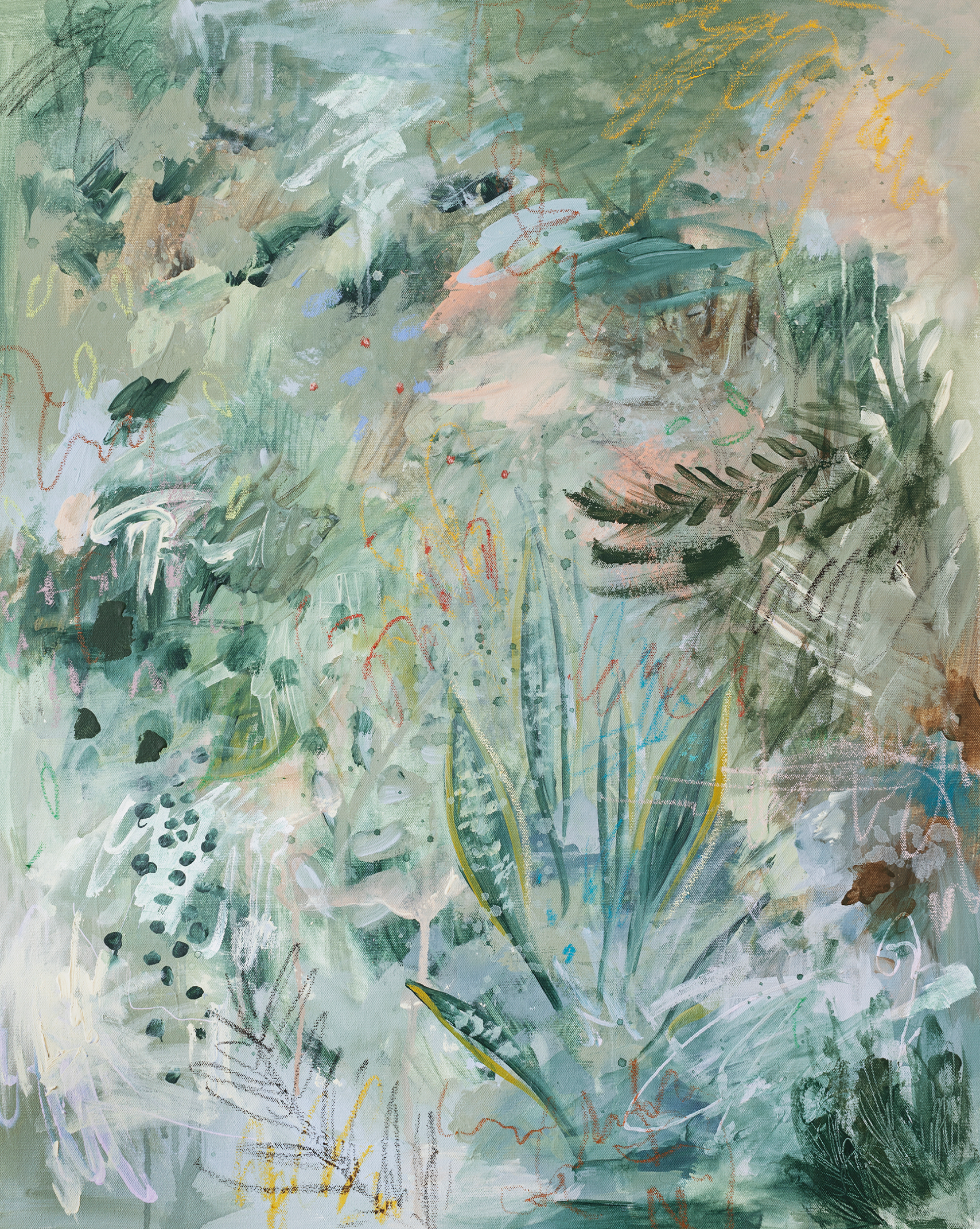 Lush Garden Canvas Wall Art