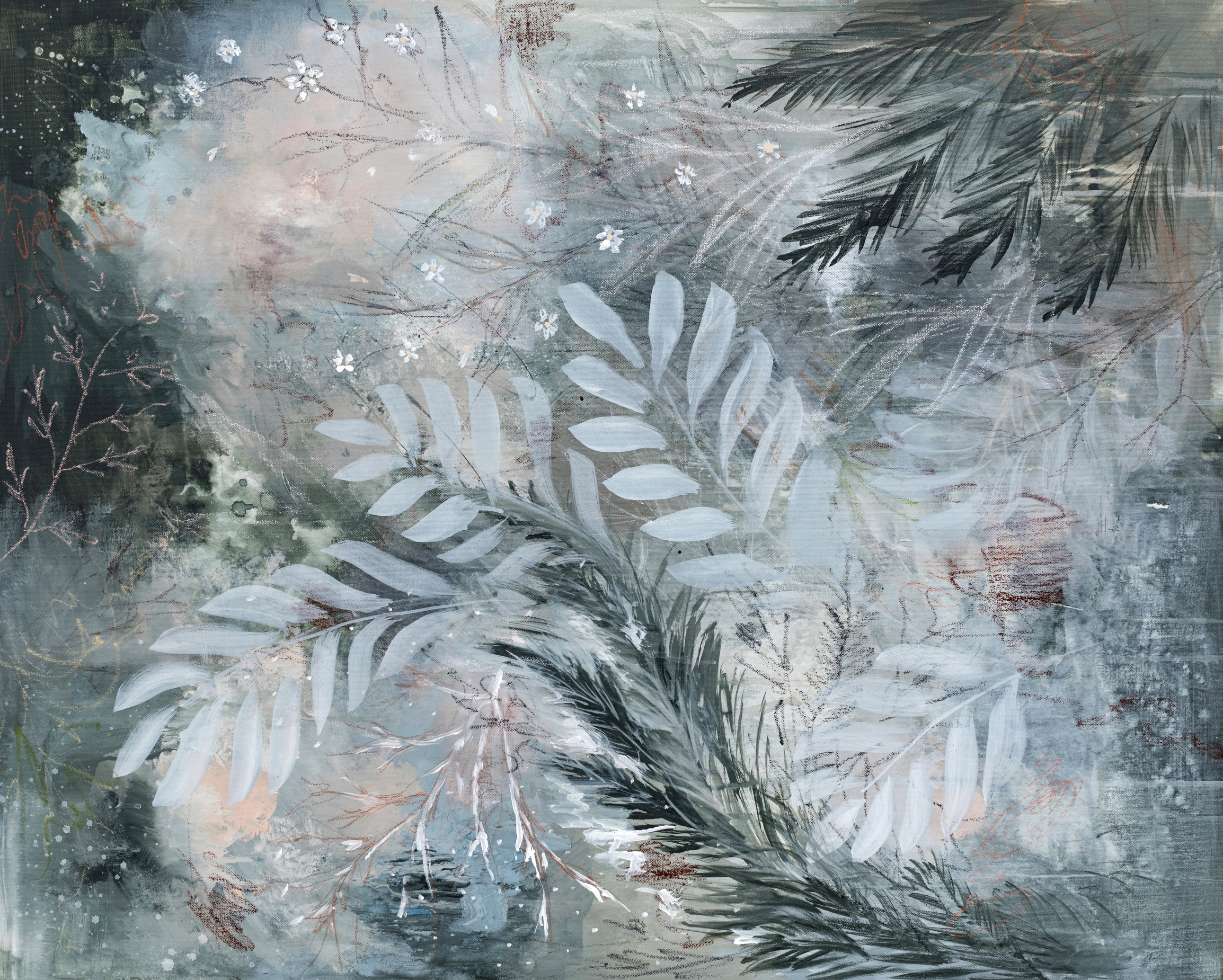 Blossom & Pine Canvas Wall Art