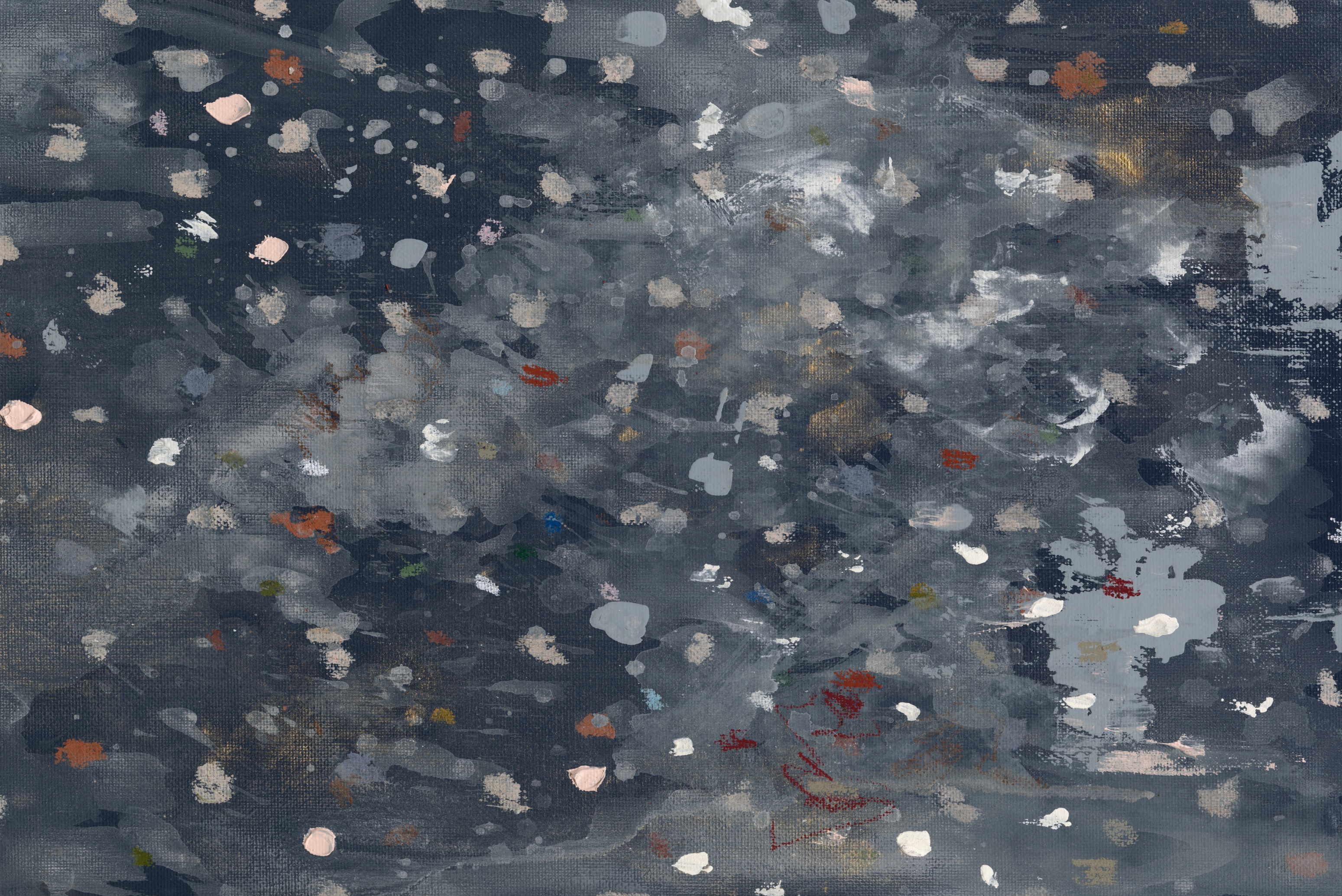 Beach Stones Canvas Wall Art
