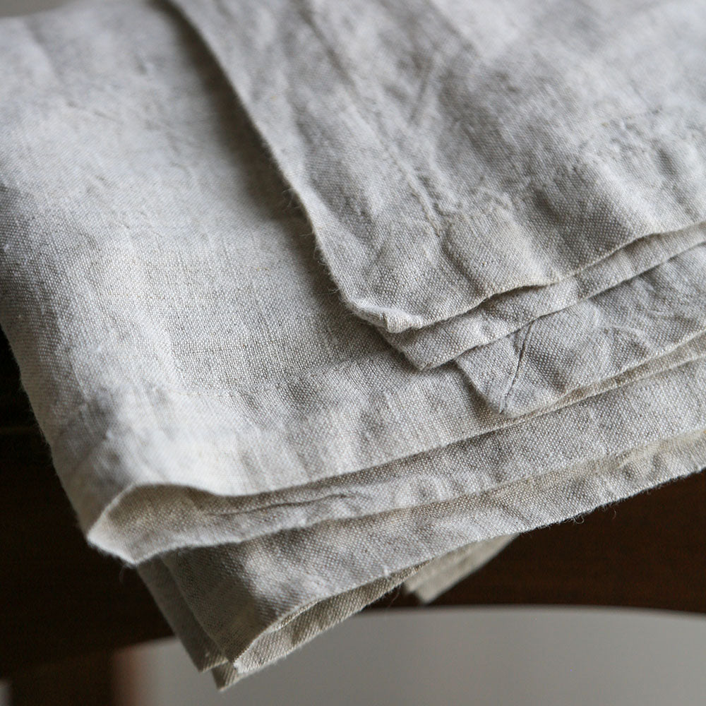 Stone Natural Linen Tablecloth