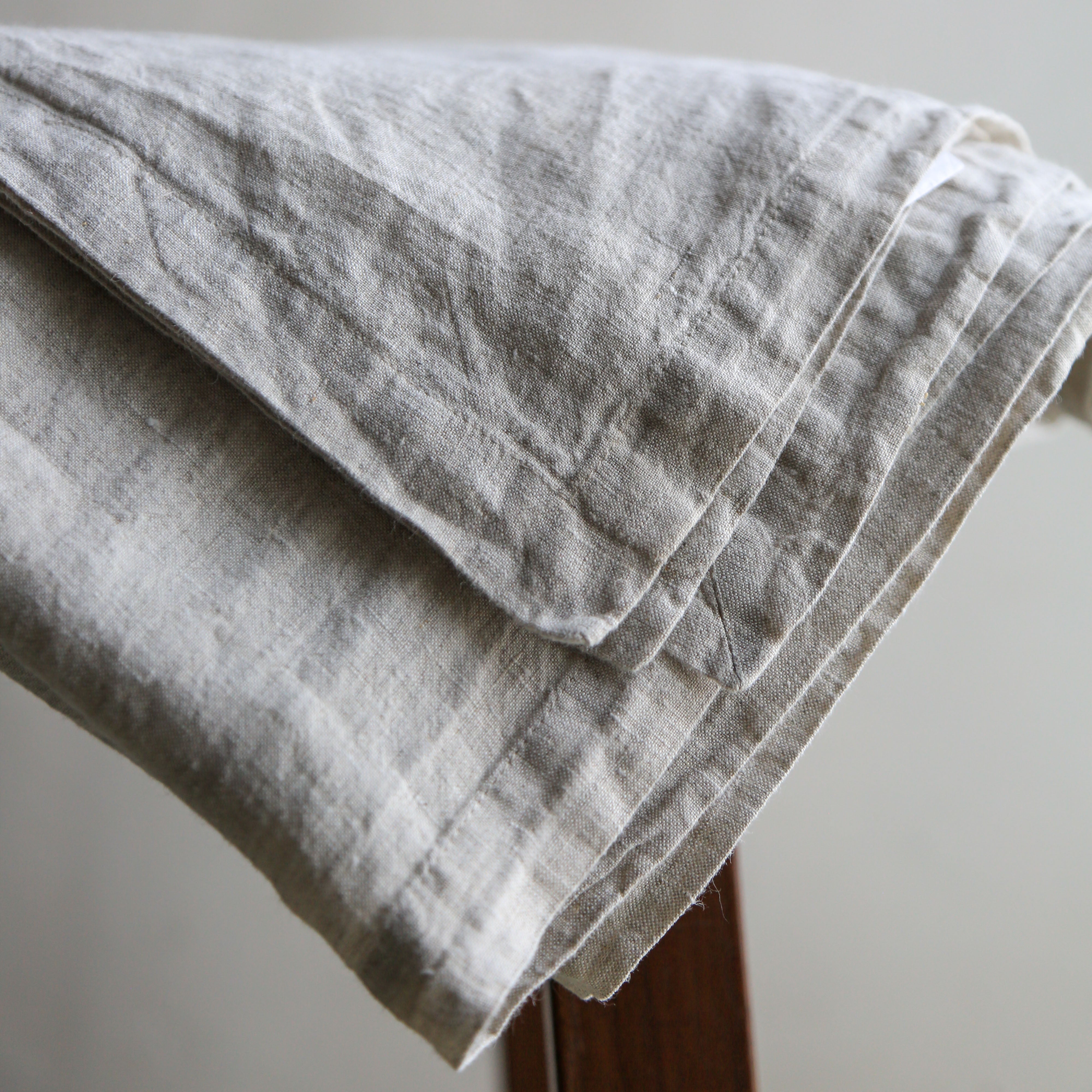 Stone Natural Linen Tablecloth